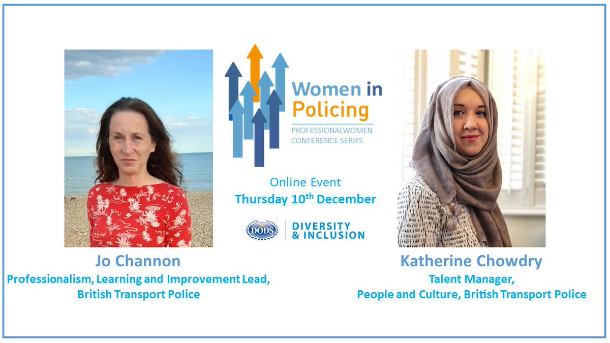 TotalEventsDEI's tweet photo. Just under 2 weeks until our #WomenInPolicing online event! In the morning, we'll have @KatChowdry &amp; Jo Channon of @BTP discuss 'Leadership material: building resilience and developing empowerment'. To hear more from inspirational women in policing, visit: https://t.co/5MwyrSrThs https://t.co/NbV9FBmg4J