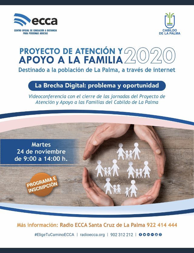 MigueReyesLemus's tweet photo. “El #coronavirus aumenta la desigualdad educativa en todas las edades, pero especialmente en los más pequeños”
Gustavo Marrero, catedrático @ULL en jornadas sobre #brechadigital en @EccaLaPalma https://t.co/fBXtKf7pUJ