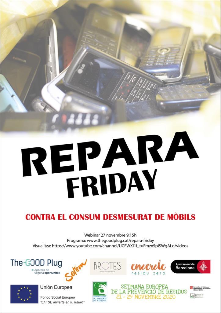 Et convidem al webinar que hem preparat aquest 27N #BlackFriday Per consultar el programa:
thegoodplug.cat/repara-friday 

thegoodplug.cat/repara-friday

Per visualitzar el vídeo a partir del divendres a les 9:15h:
youtube.com/channel/UCFWXl…
Us hi esperem!!