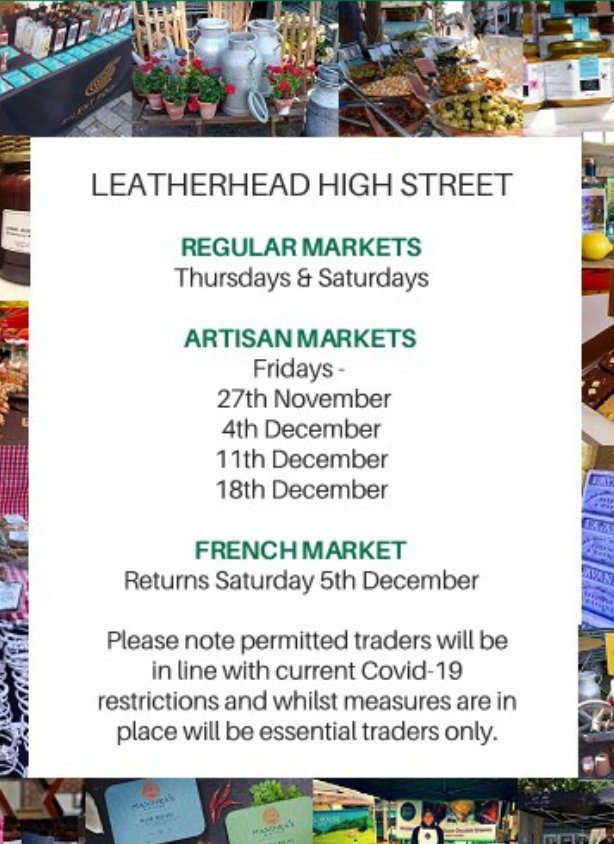 livingkt22's tweet image. Leatherhead Markets  @MoleValleyChamb @MoleLocal @mvdcbusiness @oliviascloset13 @sryhilsradio @ShopSwanCentre @LeatherheadLove @PubPennyBlack @TheTecRes @EngCastleFurn @LaylasCoffee @candgcoffee  @BangersnMac @allsaints_so @Batitudeshop @AFleatherhead @blackdoggallery