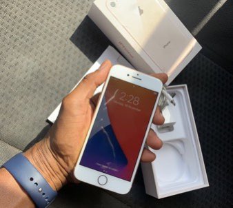  @iTech911 Used Factory Unlocked iPhone8, Gold 64GB. Battery Health >> 84%>> Ghc 1,599Call / WhatsApp / iMessage 0262666226 #iTech911  #iBuy  #iSell  #iSwap  #iFix  #Apple  #Accra   #Warranty  #iDealerShip   #TechAddiction