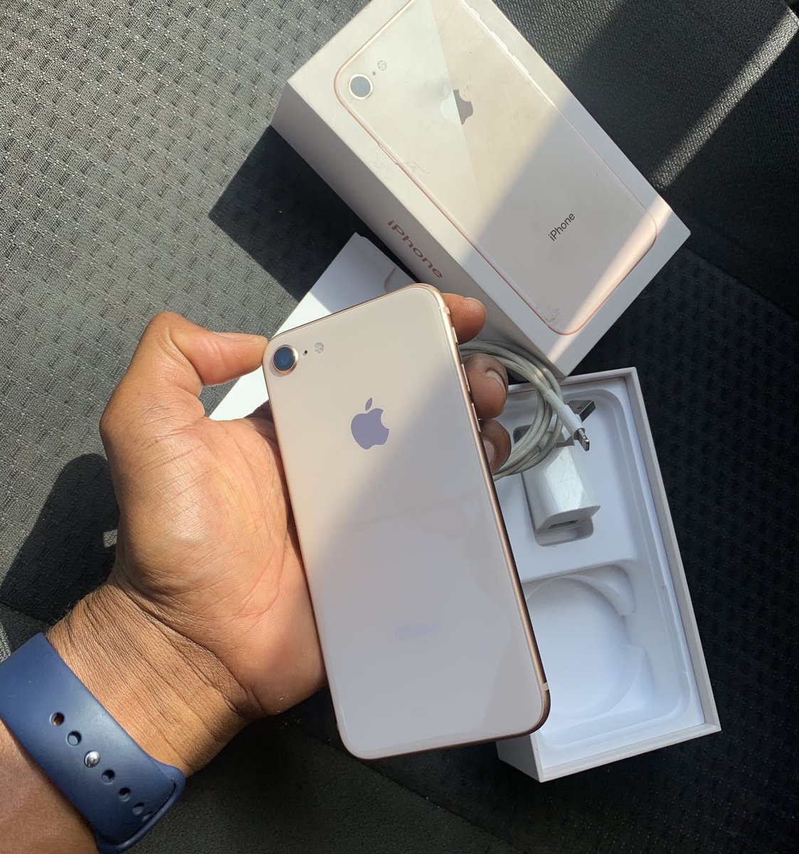  @iTech911 Used Factory Unlocked iPhone8, Gold 64GB. Battery Health >> 84%>> Ghc 1,599Call / WhatsApp / iMessage 0262666226 #iTech911  #iBuy  #iSell  #iSwap  #iFix  #Apple  #Accra   #Warranty  #iDealerShip   #TechAddiction