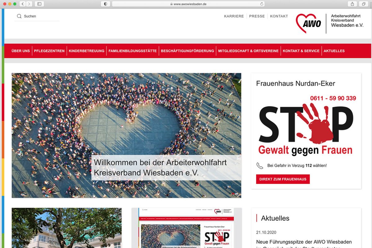 formativ_net's tweet photo. Neues Webprojekt aus unserem „https://t.co/eTwbT6hJPB Web-Lab“: AWO Kreisverband Wiesbaden mit neuer Joomla! Website.
https://t.co/7QGKwd7sce https://t.co/NBYsxcgp57