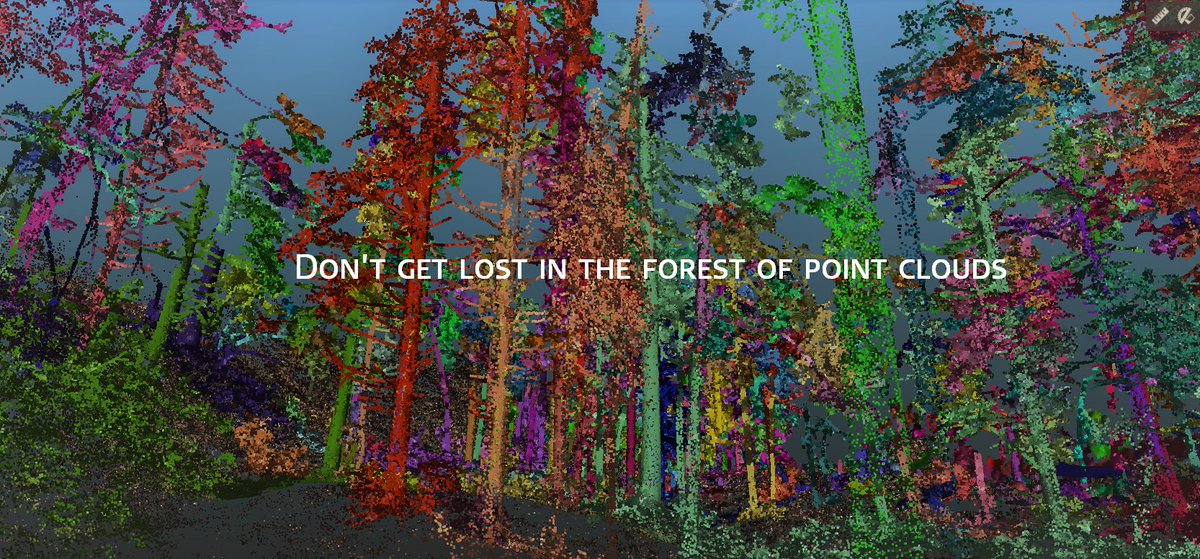 NLandrivon's tweet photo. Take a look at #Cyclone3DR tips and tricks and other tutorial videos on https://t.co/QRcJw1XzKt and find your path in the point cloud forest! https://t.co/zFqq5gK9ty
