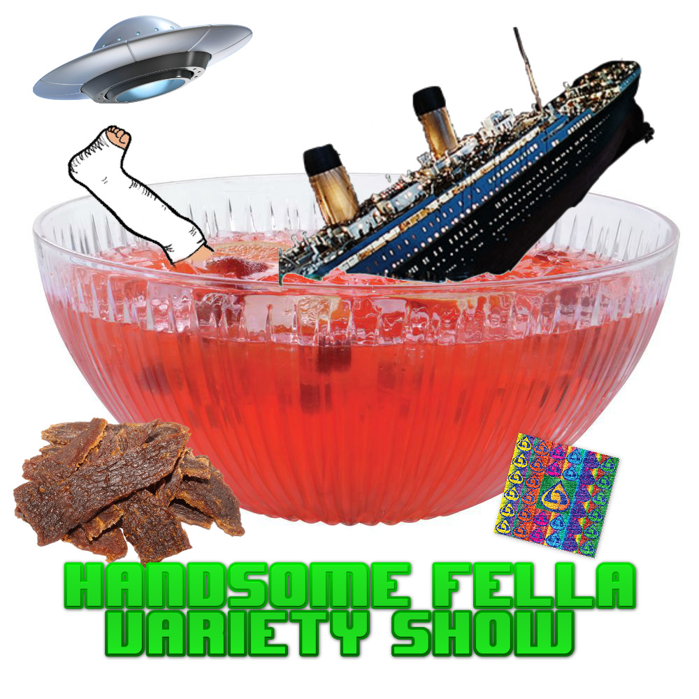 HFVarietyShow's tweet photo. https://t.co/AlpE5cUGP9 We are finally back with a new episode. In this podcast we talk going to area 51, dirty acid punch, @richierich65 's unfortunate accident, olympic sinking, alien beef jerky, presidential election and more! https://t.co/HqbvwZ8G32