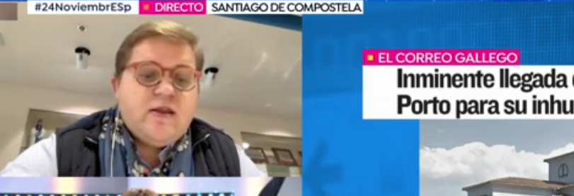 🔴DIRECTO| <a href="/arturoreboyras/">Arturo Reboyras</a>, periodista de <a href="/elcorreogallego/">El Correo Gallego</a>: "Los primos de Rosario Porto han reclamado sus restos para enterrarlos junto a su madre. Todo lo relacionado del testamento es un misterio"

#24NoviembrESp ▶atres.red/ajle2