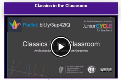 JCTClassics's tweet image. As teachers start preparing for Classics CBA 1, you may find our webinar exploring the Assessment Guidelines helpful, a recording can be found on our website 
#Classics #JCT #JCreform 

jct.ie/classics/cpd_e…
