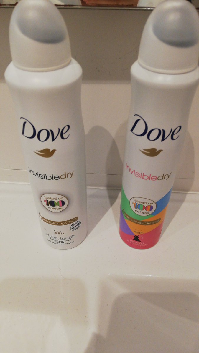 EstherGRecuero's tweet photo. Me encanta que @Dove_ES te clave casi 4€ en su desodorante para que la siguiente vez que lo compres te valga lo mismo pero te venga menos cantidad. ¿Es por los colorinchis? Porque prefiero más cantidad a el nuevo formato que hay en la tienda #vengaya #dove #invisibledry #AsiNo https://t.co/nzgJD57rOU