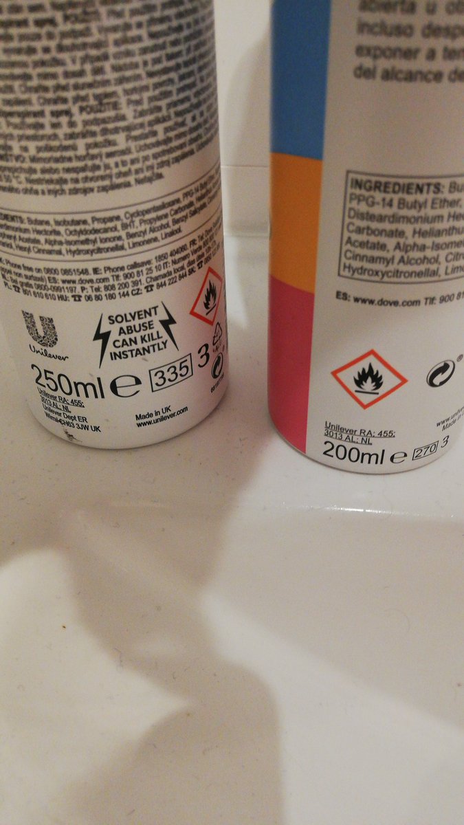 EstherGRecuero's tweet photo. Me encanta que @Dove_ES te clave casi 4€ en su desodorante para que la siguiente vez que lo compres te valga lo mismo pero te venga menos cantidad. ¿Es por los colorinchis? Porque prefiero más cantidad a el nuevo formato que hay en la tienda #vengaya #dove #invisibledry #AsiNo https://t.co/nzgJD57rOU