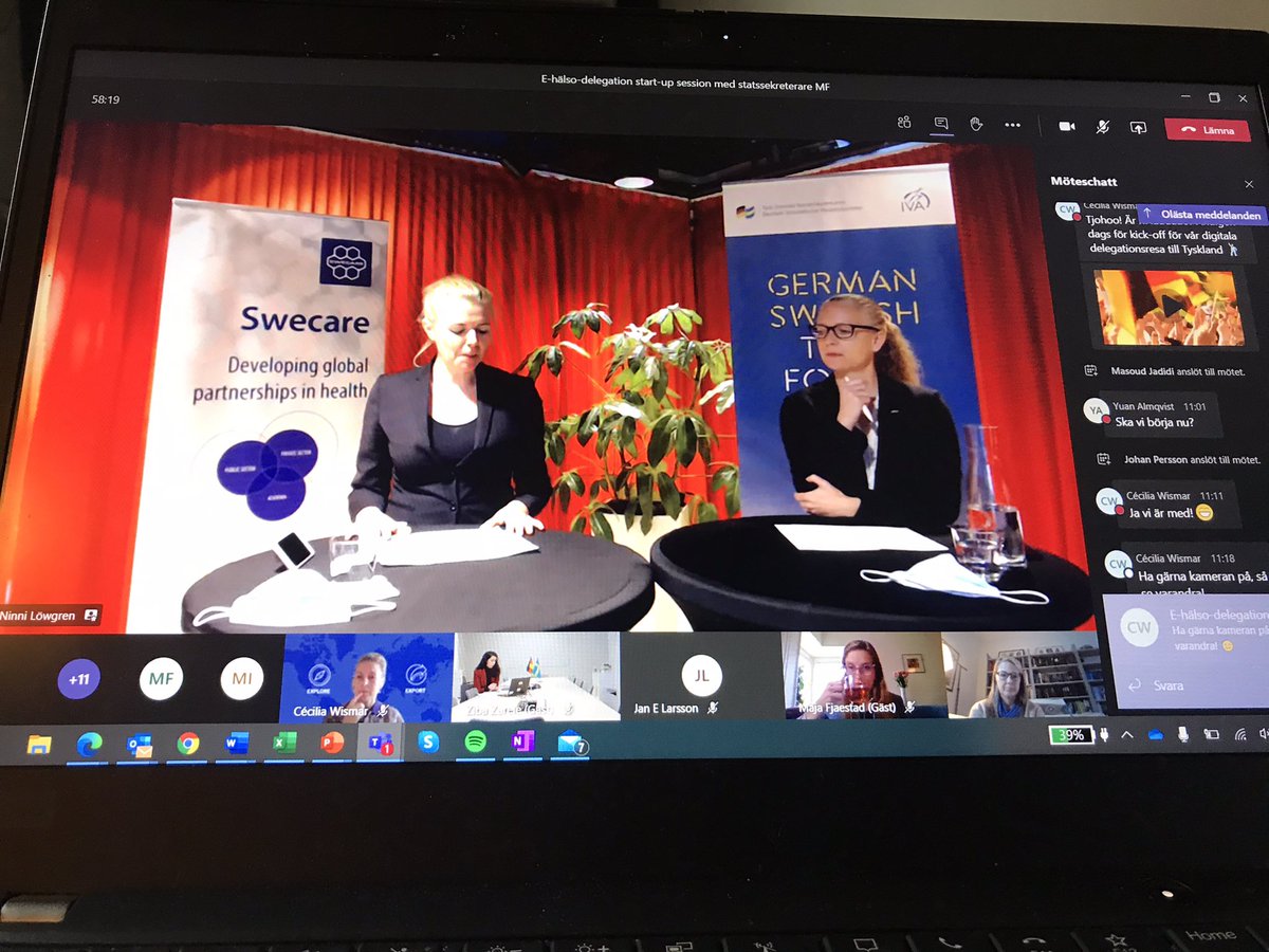 AnnaRiby's tweet photo. #swecareinGermany kick-off for @SwecareSweden Digital Delegation trip to Germany, with @majafjaestad @socialdep and participating companies and organisers. https://t.co/FtZc5MBIOo