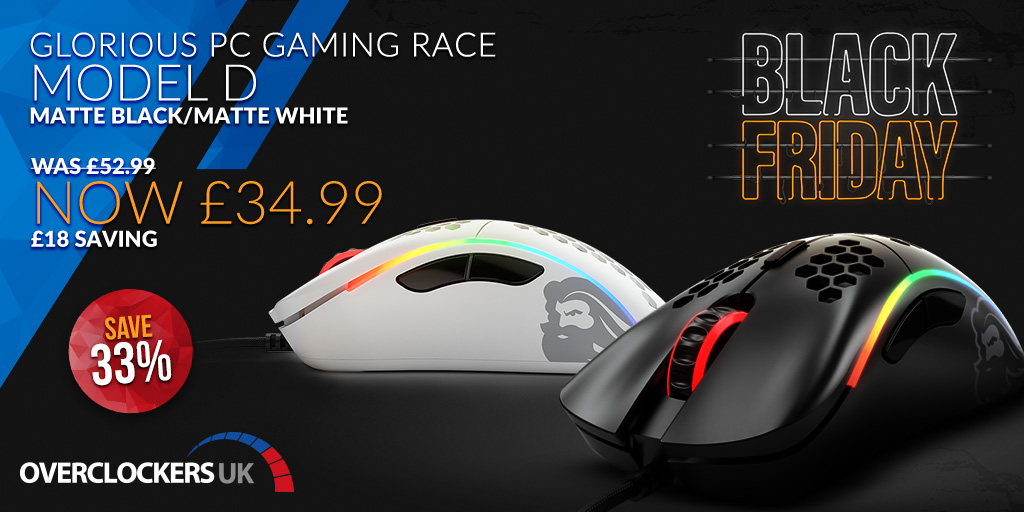 Overclockers Uk Make Your Gaming Experience Glorious Get The Awesome Glorious Model D Gaming Mouse For Only 34 99 During Our Black Friday Event Don T Miss Out