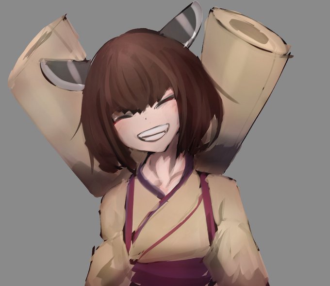 息抜きで普通のきりたんを描く 