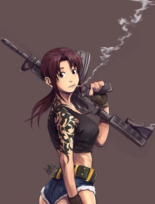 レヴィを描きました。 