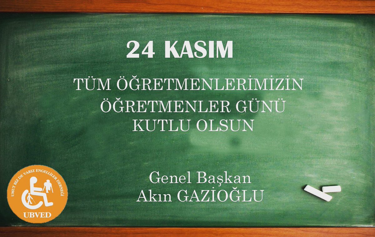 Öğretmenler Günü Kutlu Olsun 
#24kasımogretmenlergunu