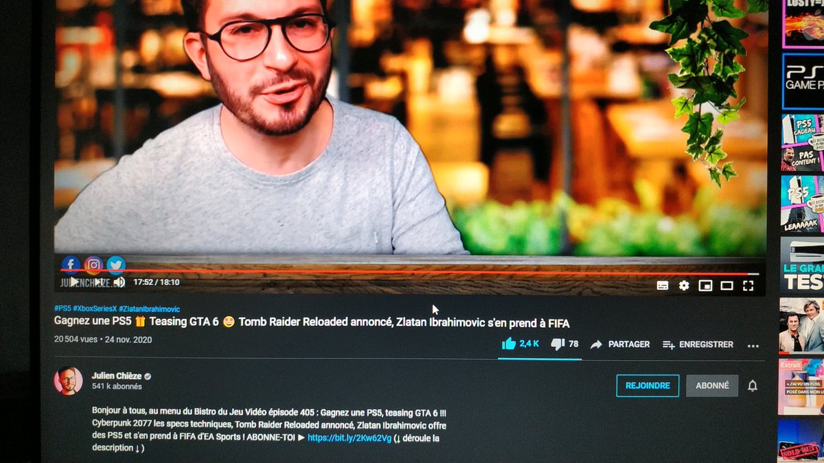 reniael's tweet photo. @JulienChieze Hello à tous, je tente chance pour ce concours...qui ne tente rien n'a rien à ce qui paraît 🙂. Vive le JV https://t.co/XPaOEtAf0z