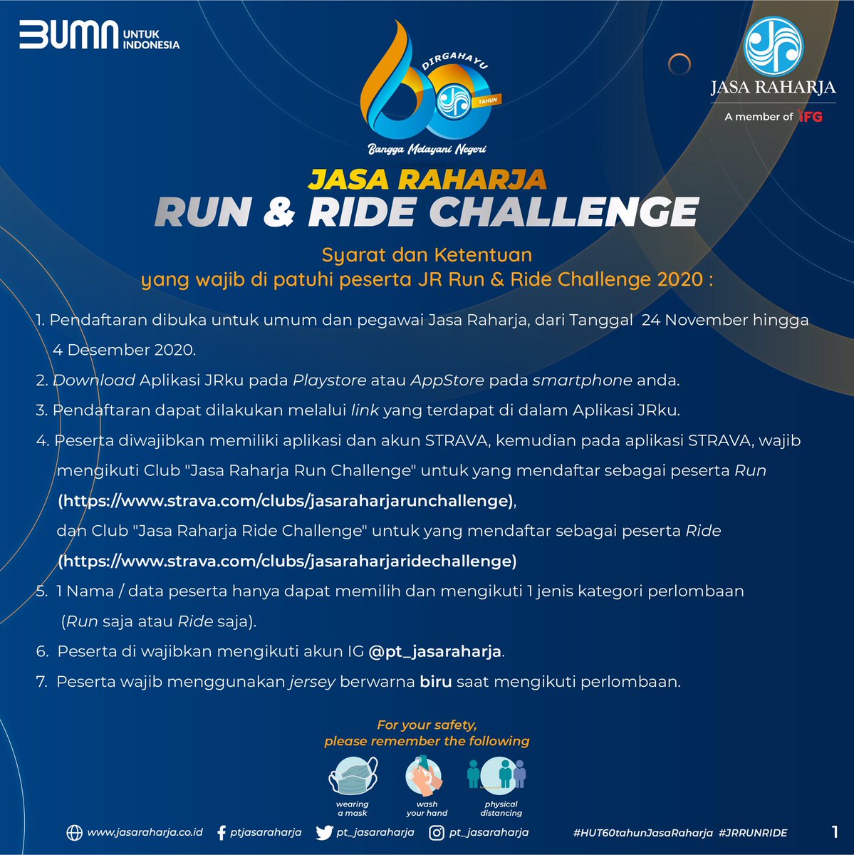 pt_jasaraharja's tweet photo. #HUT60tahunJasaRaharja
#JRRUNRIDE
#JasaRaharja
#BUMNUntukIndonesia https://t.co/SKIkz66TNx