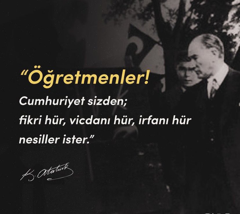 Geleceğe ışık tutan saygıdeğer öğretmenlerimizin Öğretmenler Günü kutlu olsun.
<a href="/izmir_ilmem/">İzmir İl Milli Eğitim Müdürlüğü</a> 
@torbali_35 
<a href="/kaz_mpasa/">Kazımpaşa Ortaokulu</a>