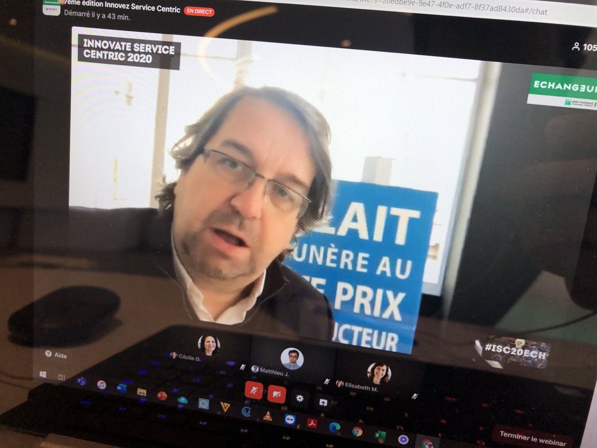 MatthieuJolly1's tweet photo. Toujours inspirant dβΓ©couter le tΓ©moignage de @NicoChabanne @C_qui_le_Patron nous parler de passage Γ lβacte ! #ISC20 @Echangeur https://t.co/riCtPlJ1Dr