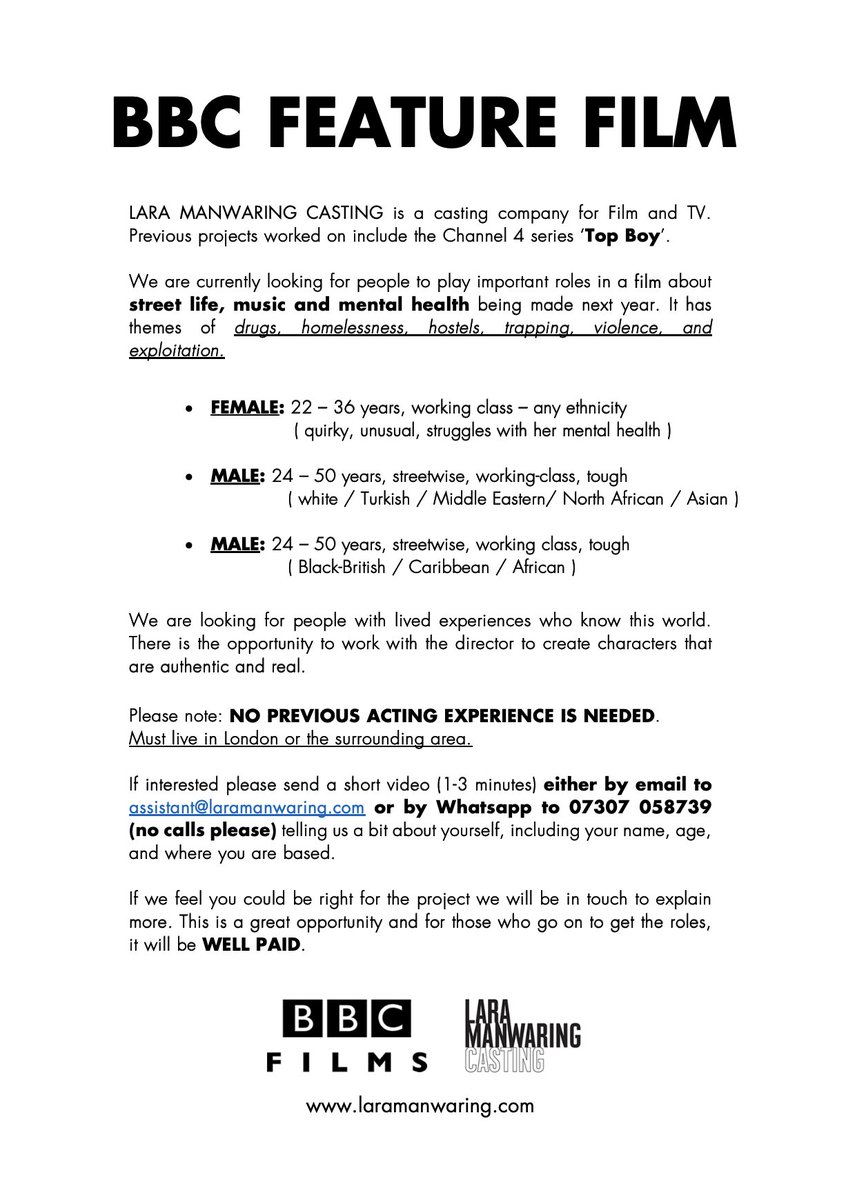 Still on the lookout for these roles 🧐 - please RT