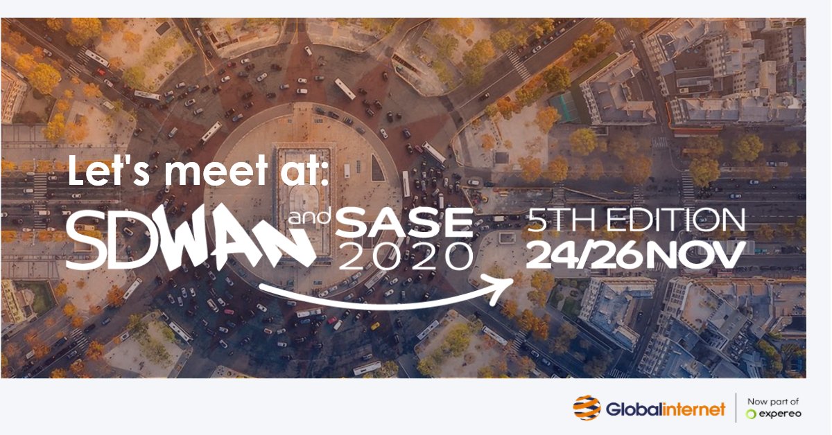 Let's meet at #sdwanvirtual2020 - our <a href="/Globalinternet/">Globalinternet | Now part of Expereo</a> experts are available to answer all your questions around internet connectivity for your #sdwan sdwansummit.vfairs.com