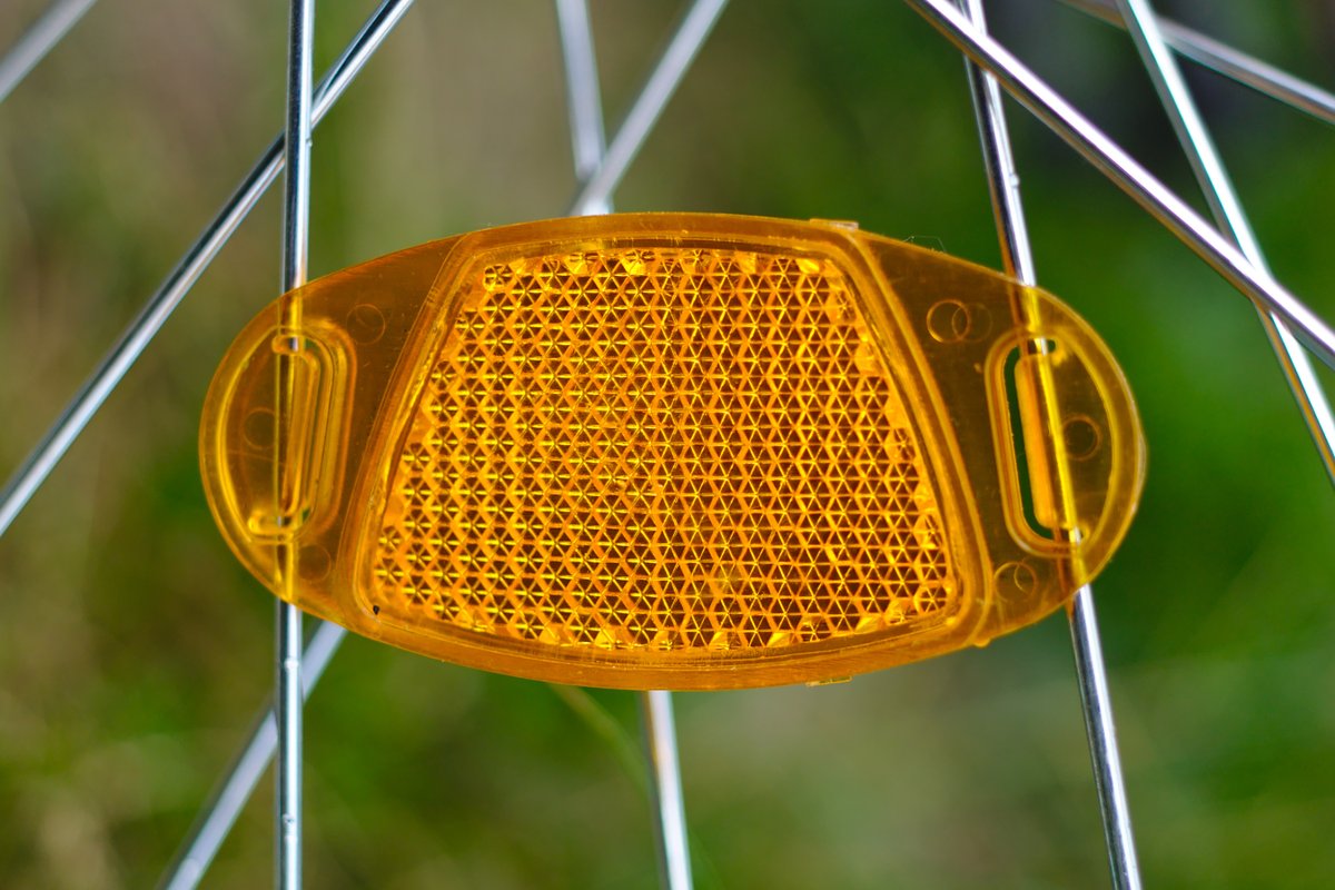 An everyday use for corner reflectors is the safety reflectors on bikes. If you arrange these cube corners in a nice hexagonal pattern, you get one of these.