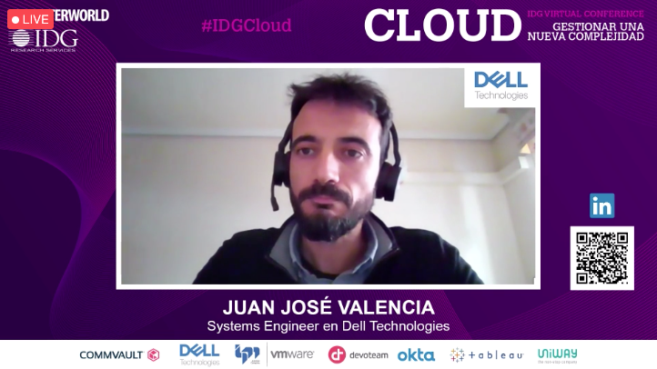 ComputerworldES's tweet photo. Juan J. Valencia:"Una solución híbrida elimina la complejidad de los entornos clásicos de nube, facilita la administración y el funcionamiento y nos proporciona un modelo operacional coherente que unifica entornos y reduce riesgos". @DellTechSpain. #IDGCloud #CloudComputing https://t.co/2W32AfAgdl