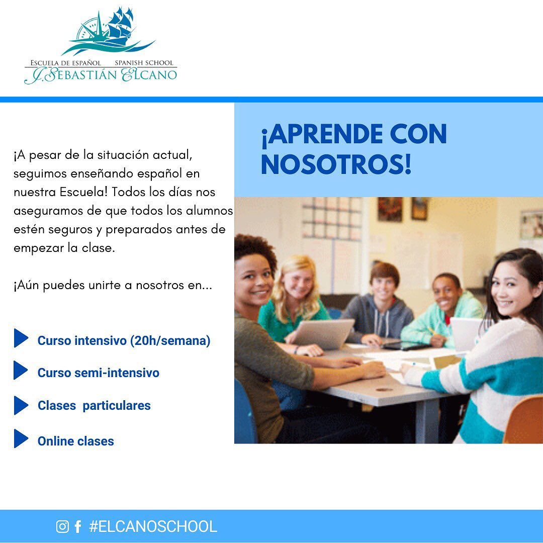 Elcano School has been opened in 2010! 🇪🇸🥳Since then we continue giving the best quality spanish language courses of all levels to people from all over the world in Alicante!🙋‍♂️🌍 #Spanish  #Spanishcourses #SpanishOnline #studyabroad #Alicante
