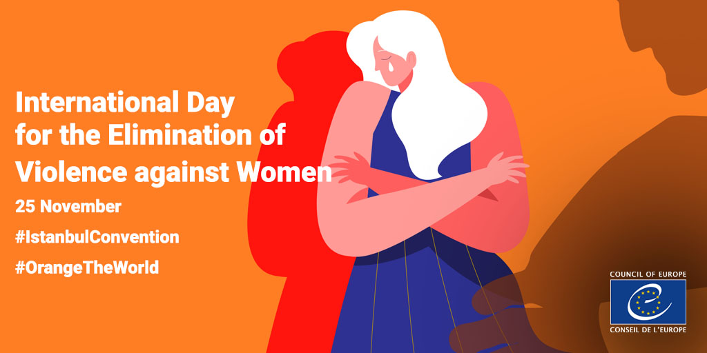 25 November is the International Day to End Violence against Women and the 🌎 is turning orange 🧡 to stand against gender-based violence. 

#OrangeTheWorld and stay tuned for the next #16Days. 
 #IstanbulConvention

coe.int/en/web/istanbu…