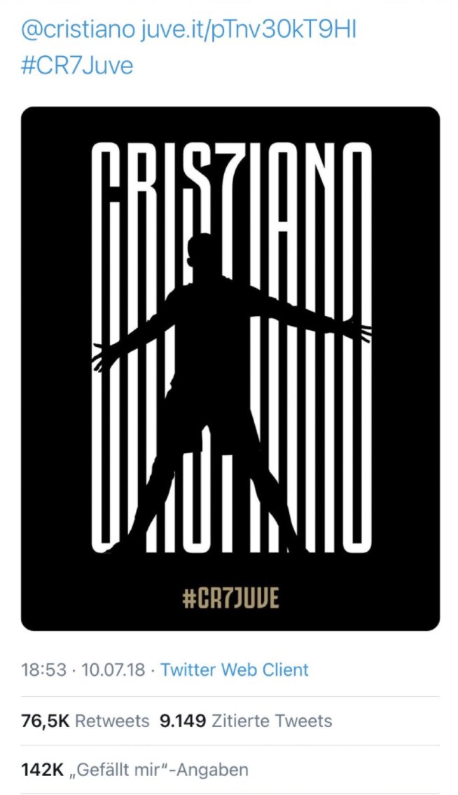 DariusExMachina's tweet photo. Juventus announce CR7: 140k likes

vs

G2 announce Rekkles: 108k likes

"Who cares about football clubs not taking us seriously, I'll buy them in 10 years time" - @CarlosR https://t.co/F3TOH9FHsw