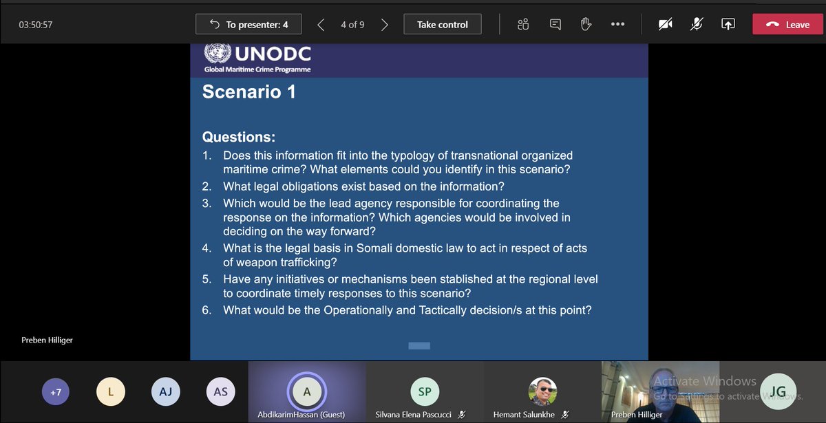 UNODC_MCP's tweet image. #Capacitybuilding!In the framework of the #DOALOS training in #Somalia, @UNODC_MCP delivered an exercise on Legal &amp;amp; practical considerations regarding arrest and prosecution, with a focus on chain of custody and evidence collection. #MLE #SDG16 @UNODC @UNODC_EA @MiwaKatoEmpower