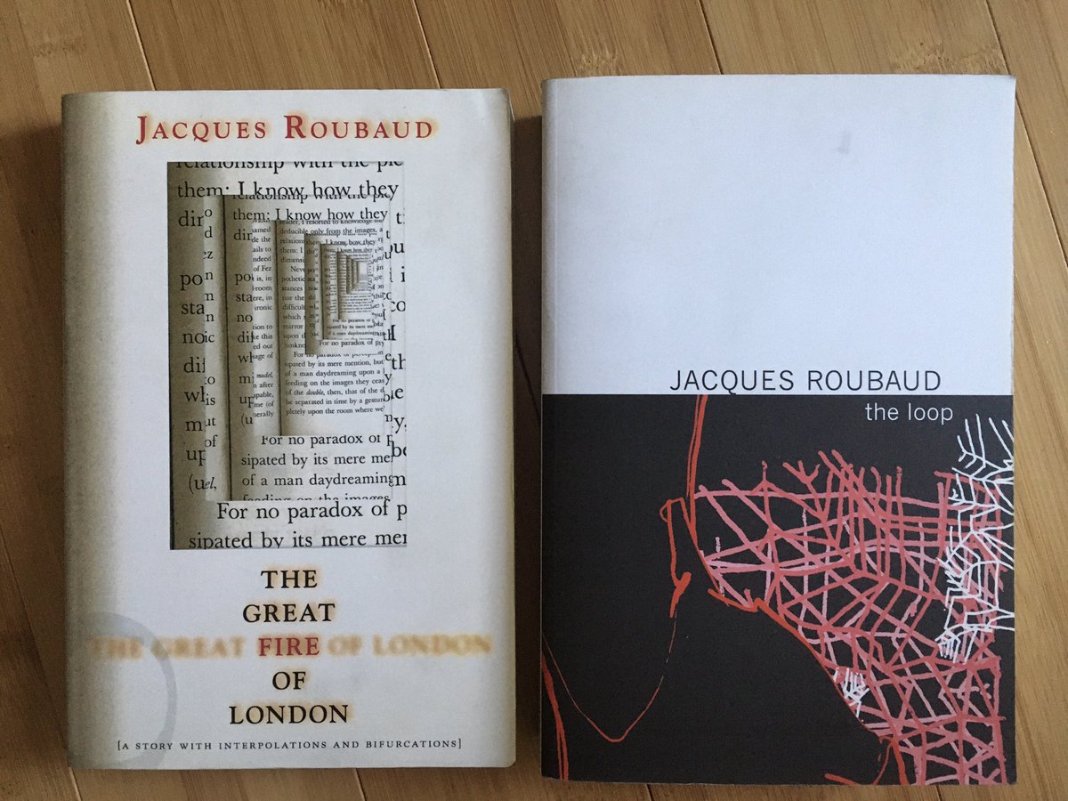 The first two volumes of Roubaud’s Great Fire of London series, which could be read in labyrinthine digressions and bifurcations forever