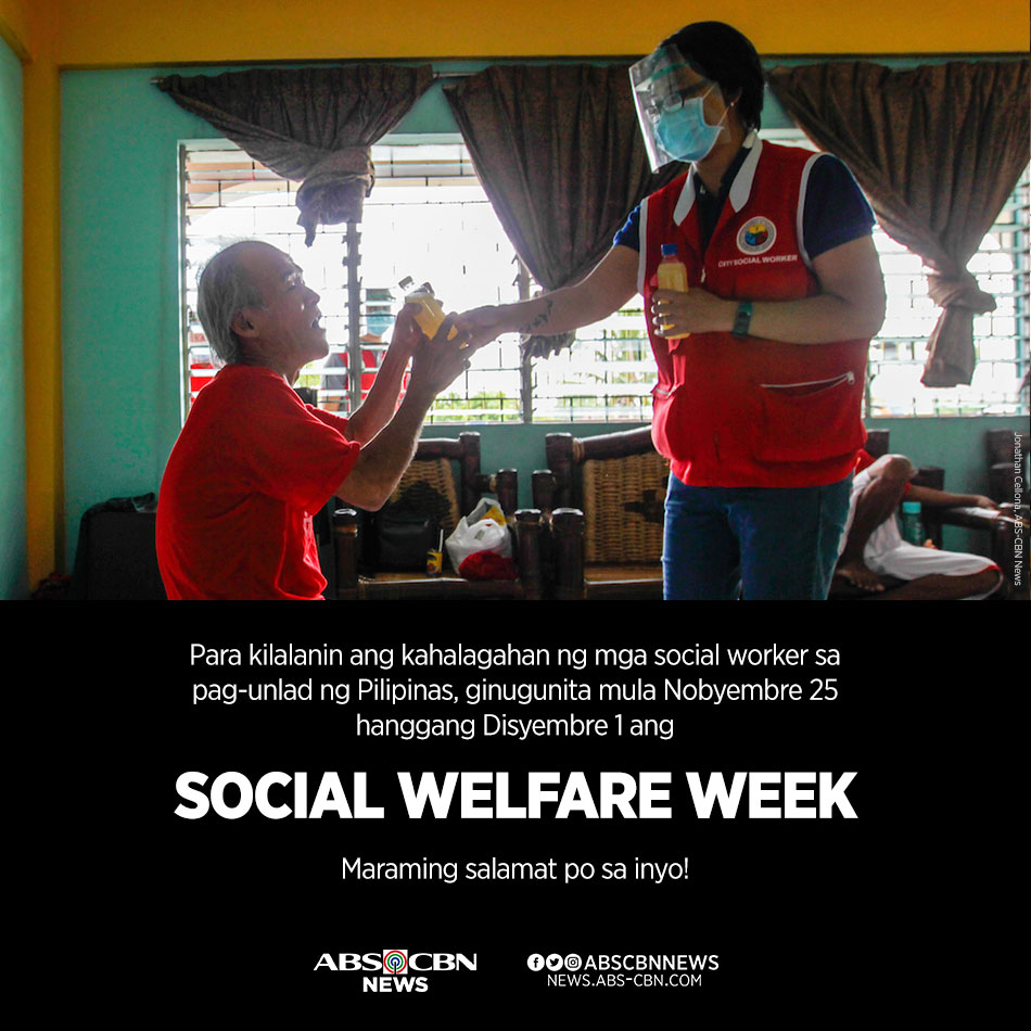 ABSCBNNews's tweet photo. Saludo sa ating mga social worker! https://t.co/QqpwdtZL5B