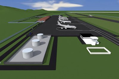 Jadwong's tweet photo. UPDATE: Construction work on #Kabaale International Airport - HOIMA- is now at 45%. Upon completion, it will be fully functional, built in full compliance with international standards of ICAO with capacity of handling large cargo planes like the Boeing B747-800 via @jashily https://t.co/PL9nkGREsP