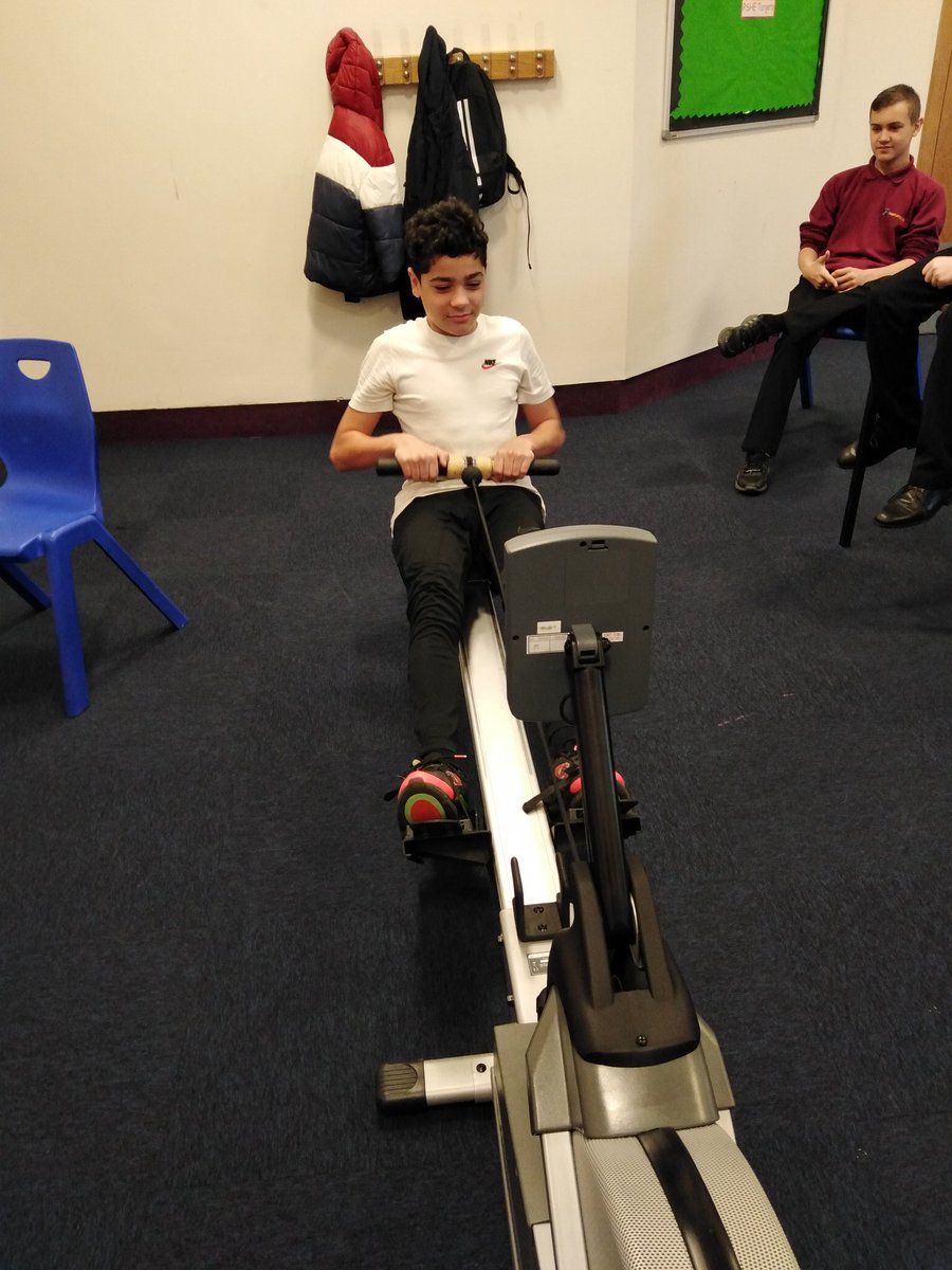MaplefieldsAcad's tweet photo. Staff and students taking part in the @Nsport #rowability this morning, some strong scores - which form will be CHAMPIONS?? https://t.co/QR1IB40CTA