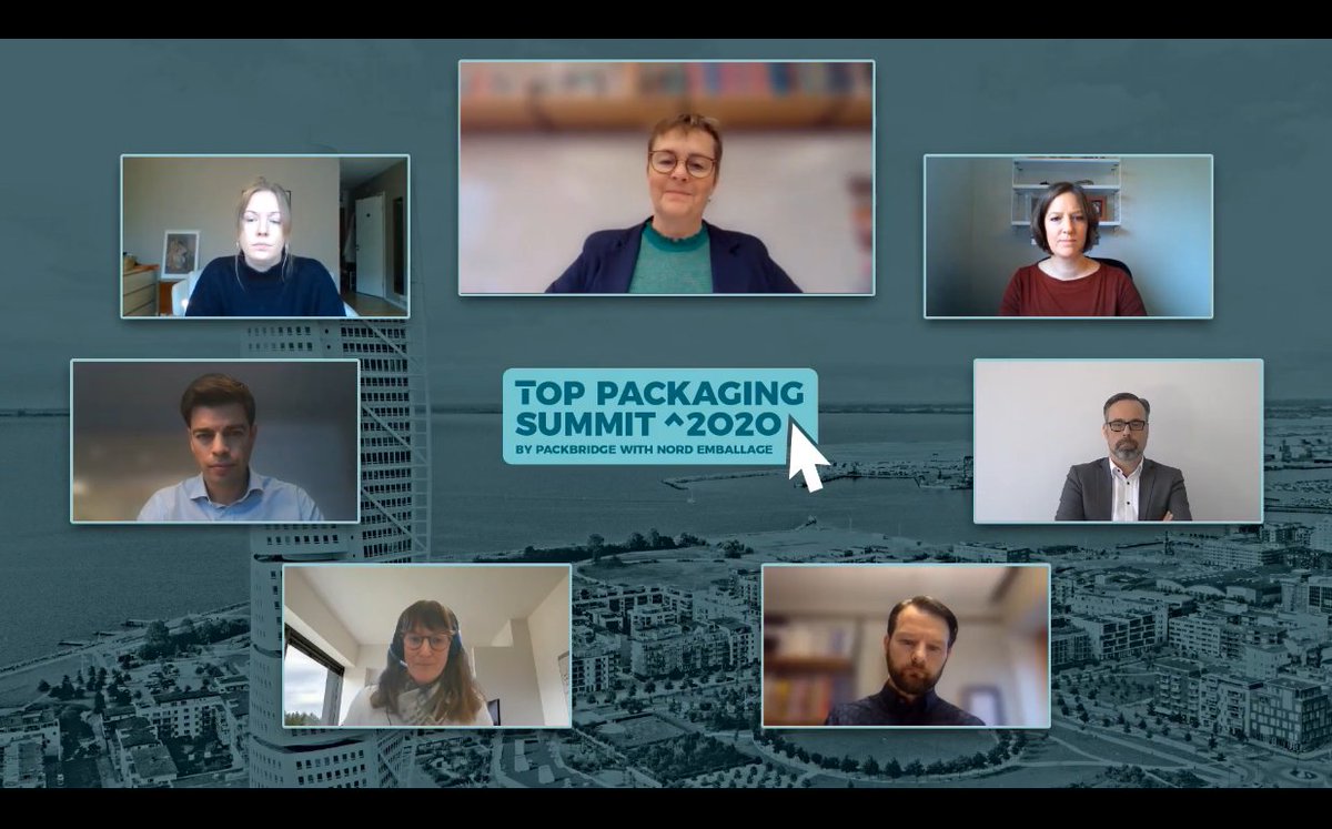 Packbridge's tweet image. Just finished the first part of the #toppackagingsummit ! Thank you all for an amazing round table discussion! #ecommerce #packaginginnovation #foodwaste #packaging #newmaterials #shapingthefuturetogether
