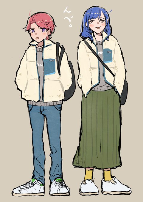 双子コーデのtwitterイラスト検索結果 古い順