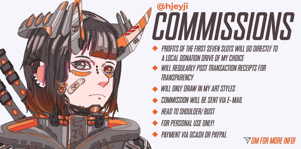 hjeyji's tweet photo. [RT's and likes highly appreciated!]

Hi! Opening up commissions. Profits of the first seven will go directly to a local donation drive here in our province. Other comms' profits will be for basic expenses

#art #artph #commsforacause #artforacause #commissionopen #commissions https://t.co/TB7UflteMp