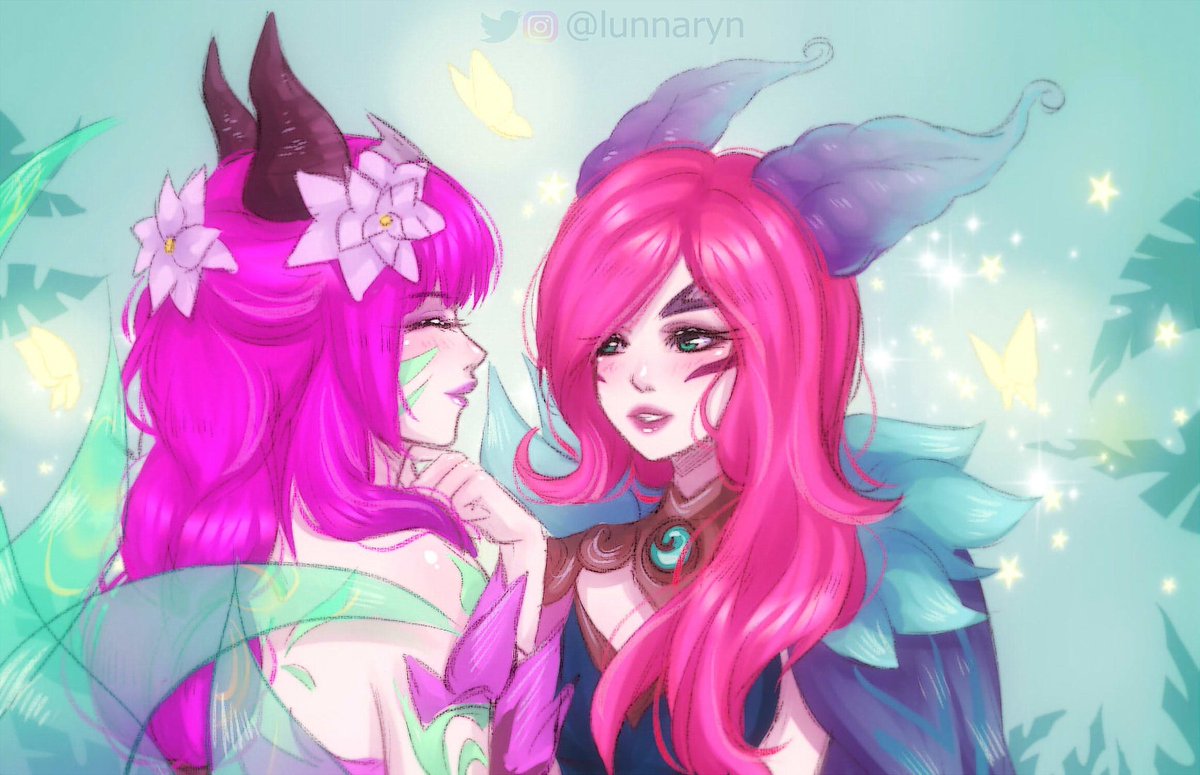 🌸
#Sketch #Ahri #Xayah #Elderwood #LeagueOfLegends #ArtofLegends