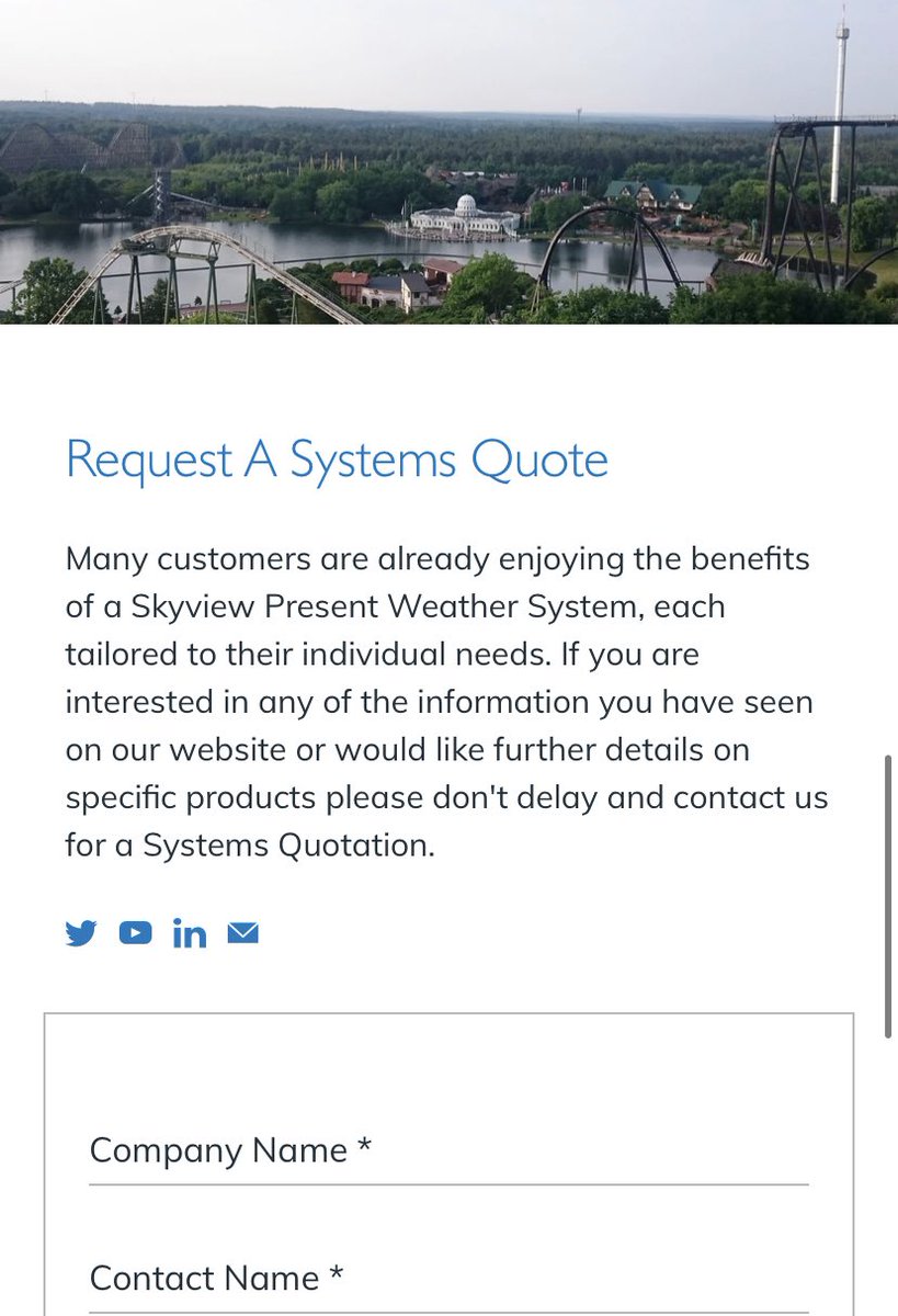 svweathertech's tweet photo. Did you know you can now request a Systems Quote on our #brandnew #fullyinteractive #website? With over #30years in #weather, our #expert #engineers will set you on the right path with all your #weathermonitoring needs. Visit https://t.co/JEbDVf88j1 - we'd love to hear from you! https://t.co/82N7i0xxOI