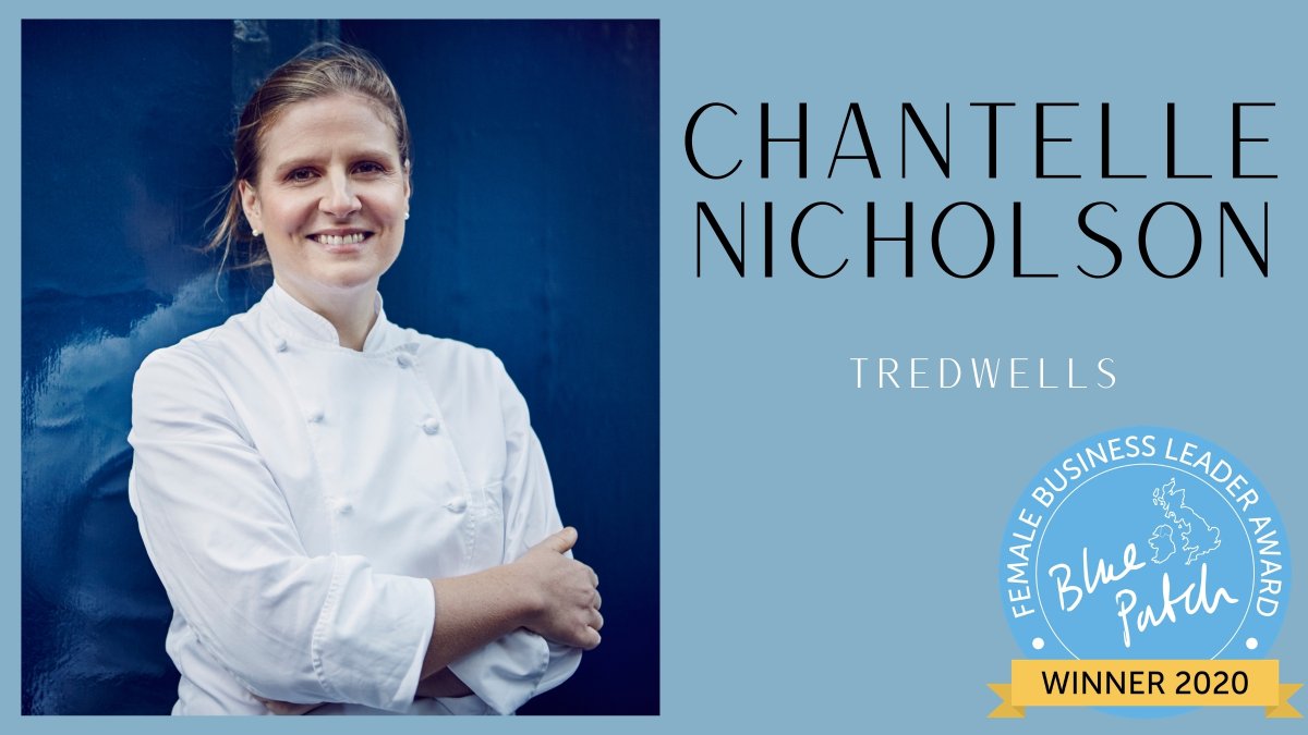 BluePatchTeam's tweet photo. For the winner of the Female Business Leader Award for the Blue Patch #Sustainable Business Awards 2020 we have @chef_chantelle of @Tredwells!
Shoutout also to finalists @grace_and_green @NaturallyTribal and Spark & Bell
Complete list here https://t.co/dkNjR1JAEd #BPatchAwards https://t.co/M8RVhaAu3X