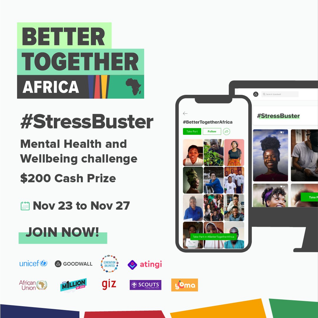 UreportNigeria's tweet photo. To stand a chance to win $200 from the #BTA Challenge, share your best-tested technique for dealing with stress in tough times. 

To participate, please click on the link below 👇
https://t.co/vjZSOyBN2c

Deadline: Nov. 27

#UreportNigeria
#YourVoiceMatters 
#BTAChallenge https://t.co/3Ysfl1fLJX