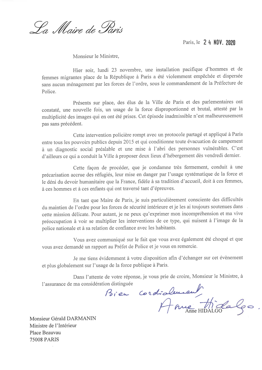 Anne Hidalgo tweet media