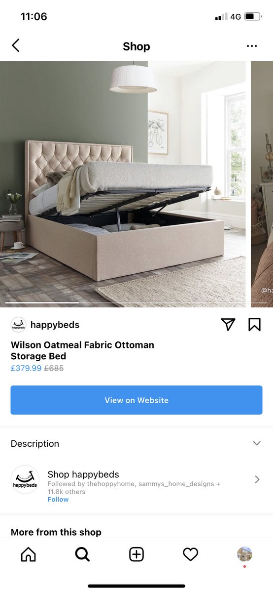 CMCN_'s tweet photo. Hi @MartinSLewis I wonder if you could help? 
The company HappyBeds are advertising the incorrect price on their Instagram shop compared to their website. They are claiming it is an ‘old post’ but its on their Instagram shop!

Should they honour it? What are my options? https://t.co/za9lx5Fh0s