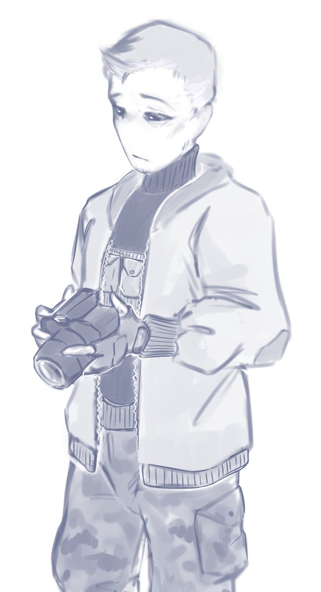 watson_peach's tweet photo. lately, I've been watching a lot of videos of people walking around abandoned buildings and doing experiments to find ghosts
I was inspired and imagined what Fixit would look like in a Stalker costume
so here it is
#livewithyourselfweboon #WEBTOONFanart https://t.co/AwnJnut5NB