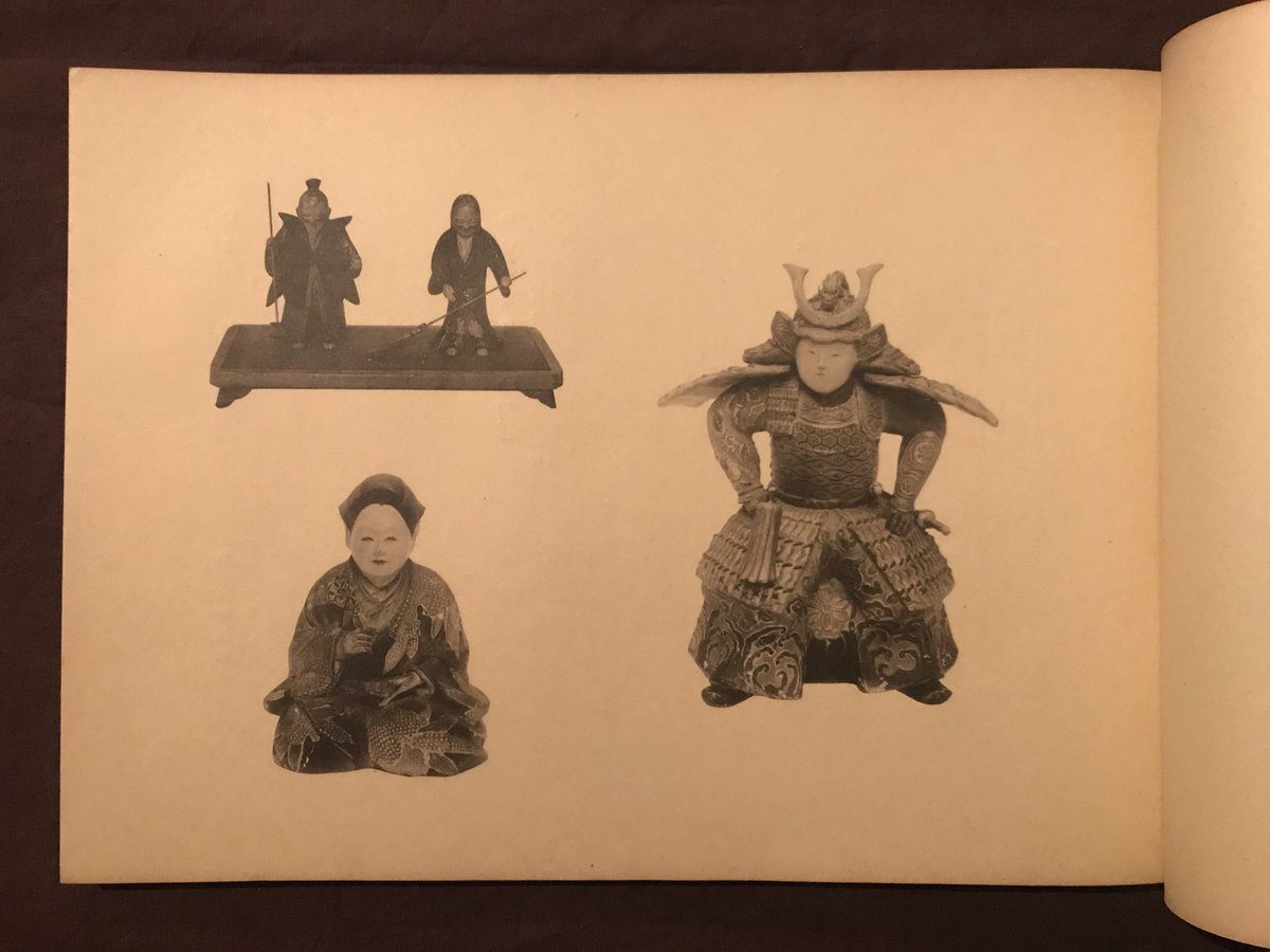 yasudashoten's tweet photo. 西澤笛畝が編集し、三越が発行した「人形珠玉集」は所蔵者の記載もあり、山村耕花、竹内栖鳳、石川確治、堀越福三郎、池田金太郎などは、先日終了した「大津絵展」では大津絵旧蔵者として紹介されている。
#大津絵 #山村耕花 #竹内栖鳳 #長原止水 https://t.co/55HBYVfF8O