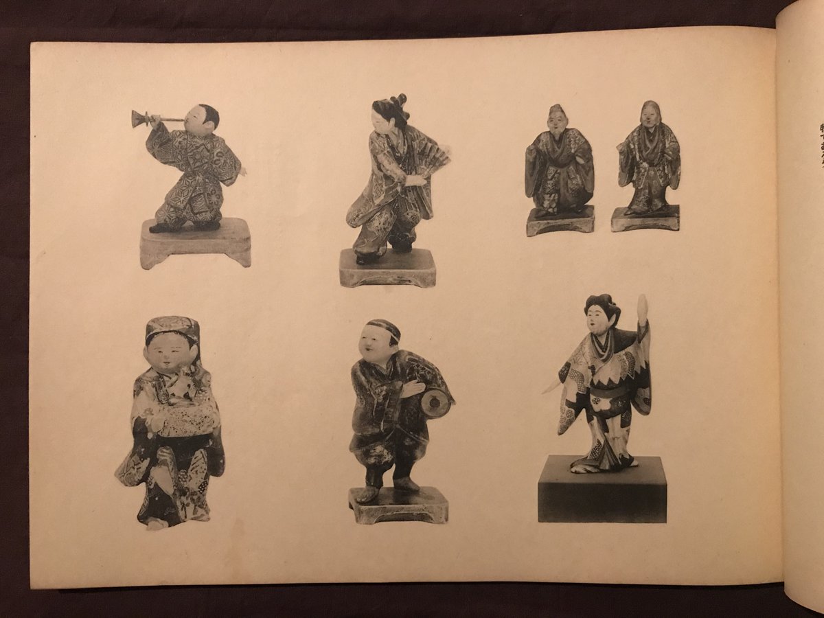 yasudashoten's tweet photo. 西澤笛畝が編集し、三越が発行した「人形珠玉集」は所蔵者の記載もあり、山村耕花、竹内栖鳳、石川確治、堀越福三郎、池田金太郎などは、先日終了した「大津絵展」では大津絵旧蔵者として紹介されている。
#大津絵 #山村耕花 #竹内栖鳳 #長原止水 https://t.co/55HBYVfF8O