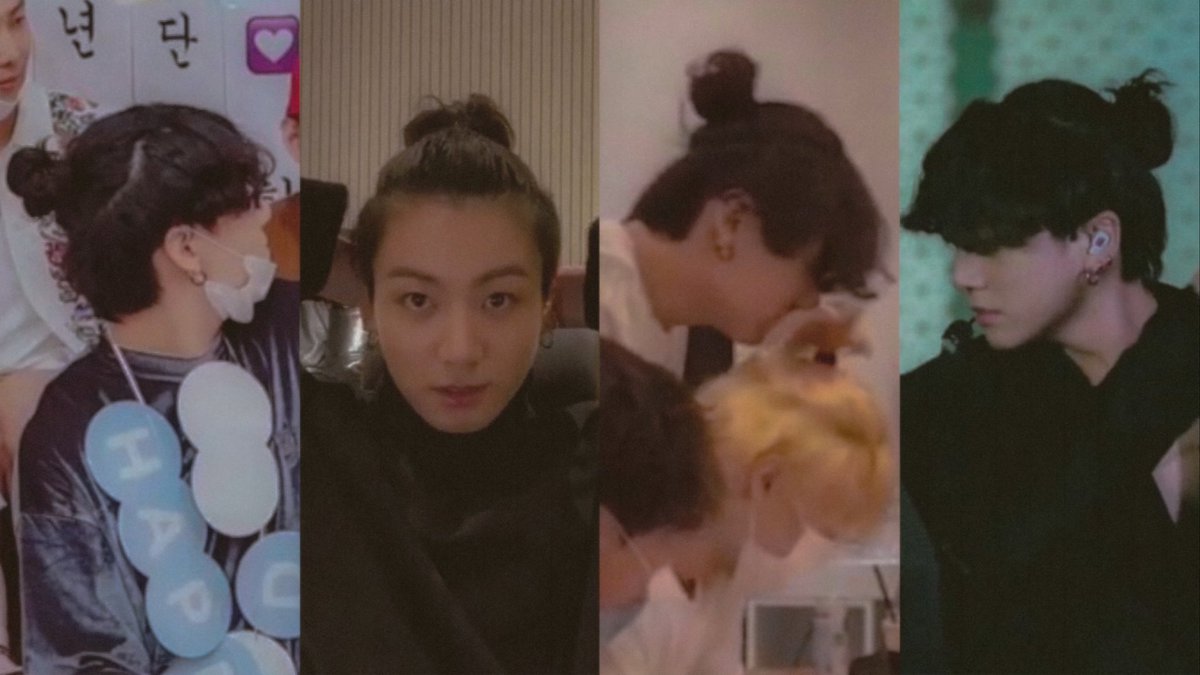 kookvtwins's tweet photo. ”i've never seen anyone who looks better with long hair than him” - Taehyung https://t.co/eYZ5DVBXXb