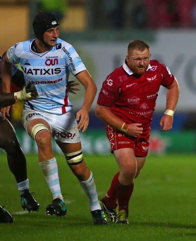 quibelog's tweet photo. Maillot de Baptiste Chouzenoux , parrain des Les Poteaux Ciel & Blanc, porté en Champion’s Cup, saison 2018/2019. Un renfort de taille pour la collection! #racing92 #wornjersey #rugby #racingfamily #championscup #maillotporté https://t.co/wBLX846jOs
