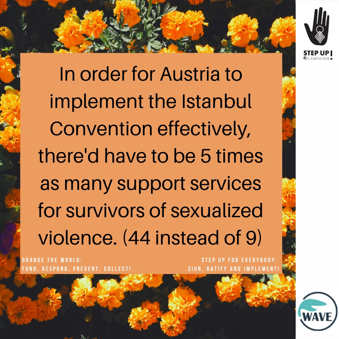 WAVE_europe's tweet photo. This means, Austria is missing 35 services.
Sign, ratify and implement the Istanbul Convention to ensure that women and girls can live a life free from violence! #StepUpWAVE
#SignRatifyImplement #endGBV #endVAWG #StepUpForEverybody #SayNoStopVAW https://t.co/VMgX1V4G7r