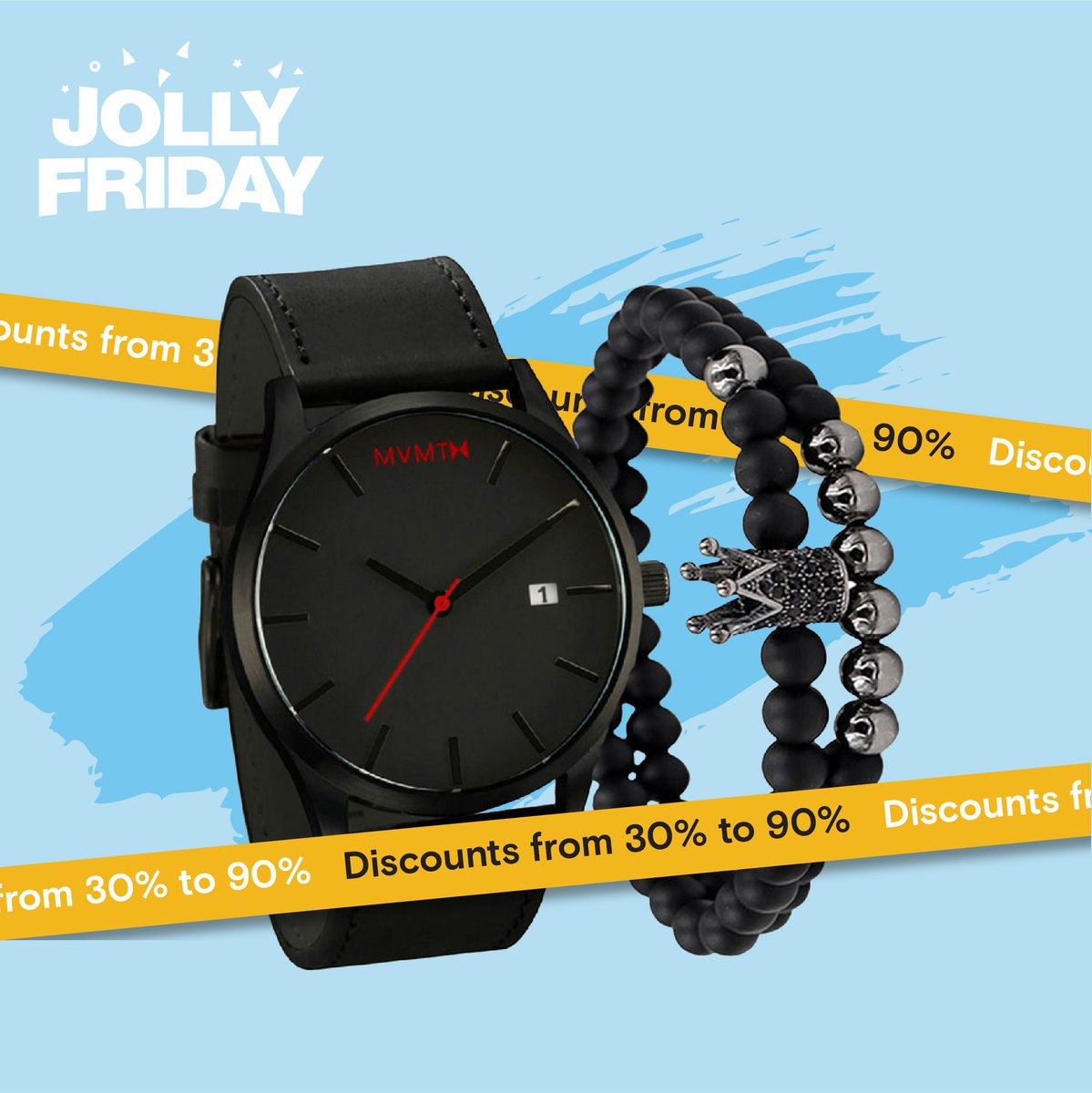 JollyChic's tweet photo. Need a new watch? We’ve got it, shop at amazing prices during JollyFriday from 22 till 30 November. Shop NOW>> #JollyFriday #Jollychic #blackfriday #discounts #offers #fashion https://t.co/zhmOyA1UCZ